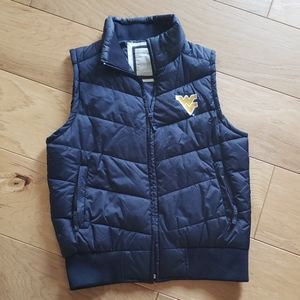 West Virginia Medium Navy Puffy Vest
